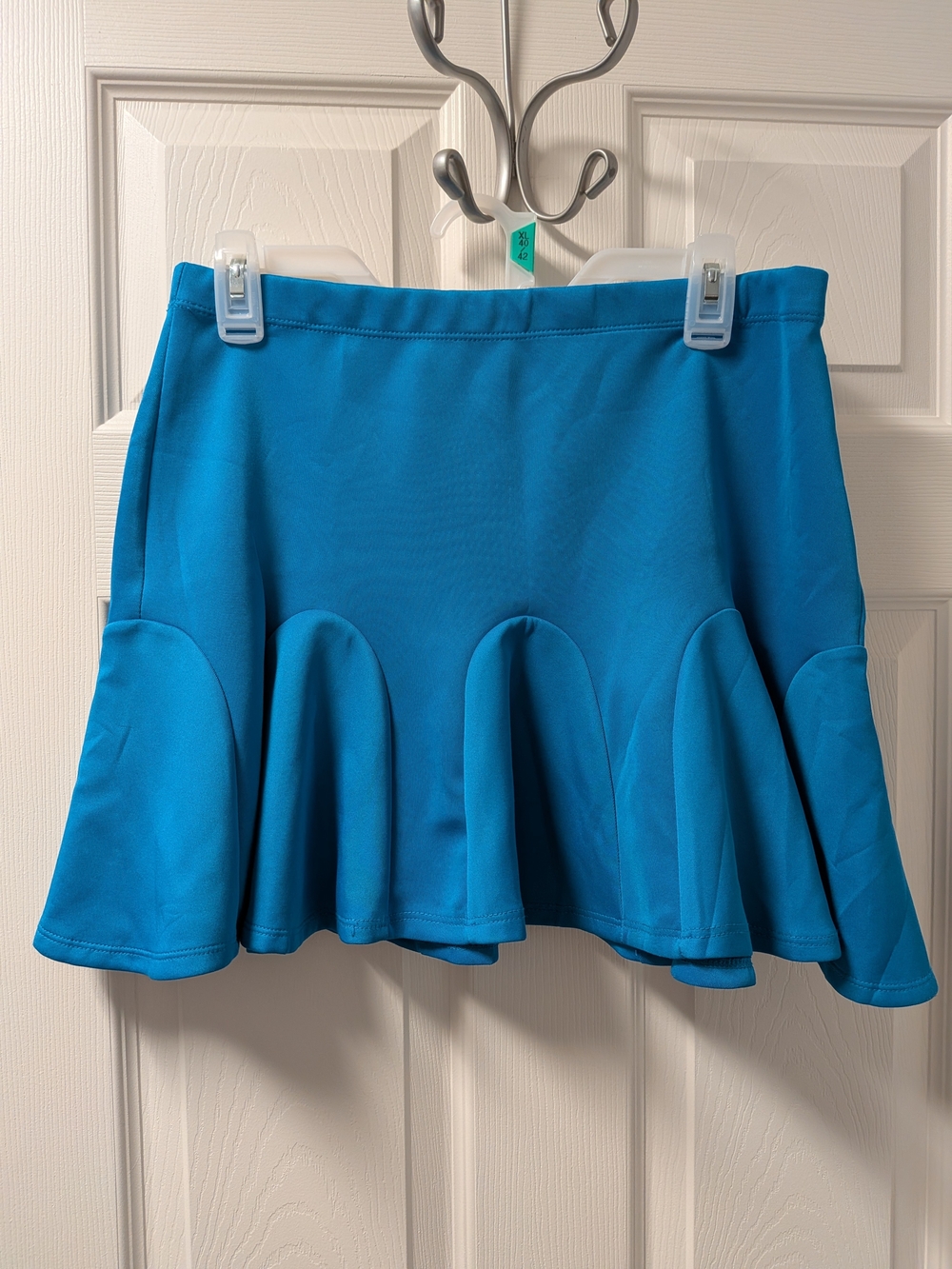 Women's Sky Blue Flared Skirt - Versatile Summer Style